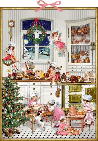 Kartový adventný kalendár - Nostalgické vianočné pečenie