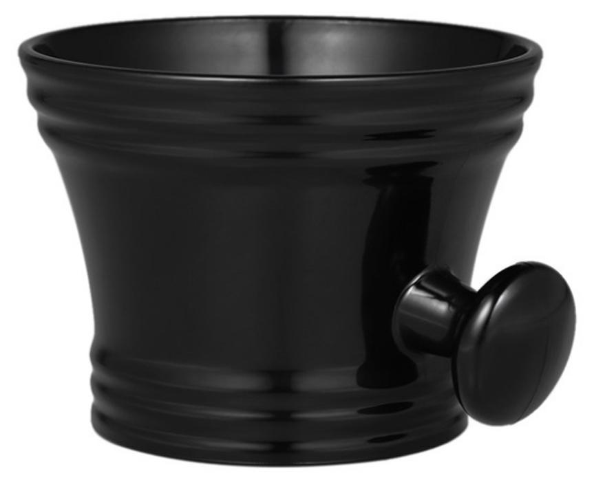 Crrynuo Kunststoff-Rasierschale, Seifenschale, Schaumschale, Rasierschale, Schäumschale, Rasierbecher (Weiß/Schwarz) KAU-LR-UN-CPK-20260410-93