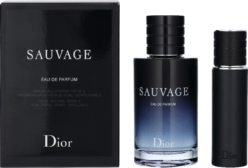 Dior Sauvage, Woda perfumowana, 100ml + Woda perfumowana, 10ml