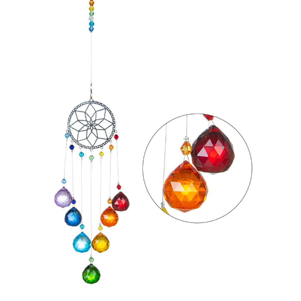 3 Kristall-Sonnenfänger - Je 12,7cm, Regenbogen-Prismen Für Fenster & Garten