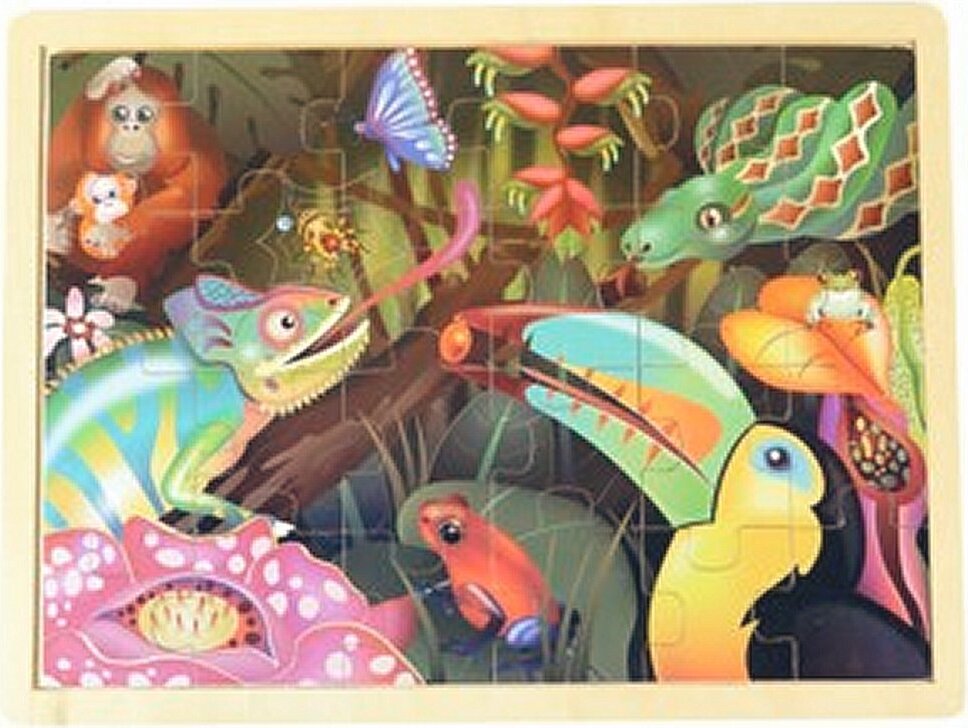 Simply For Kids Holzpuzzle Regenwald