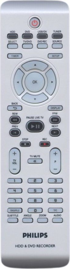 Originale Fernbedienung für Philips DVDR3460H | DVDR3450H | DVDR3452H