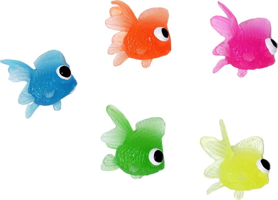 Veemoon 20 Stück Schwimmende Fisch-Dekorationen - Bunte Koi Aus Kunstharz
