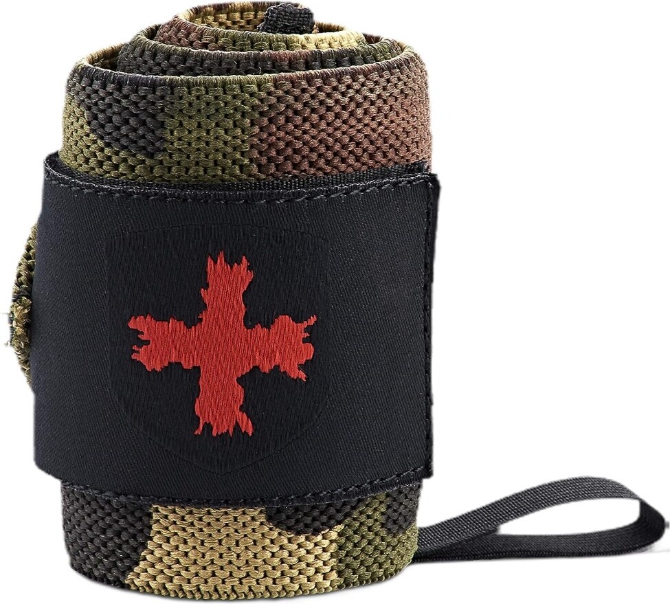 Harbinger | / Wristwraps / Red Line - Green Camo