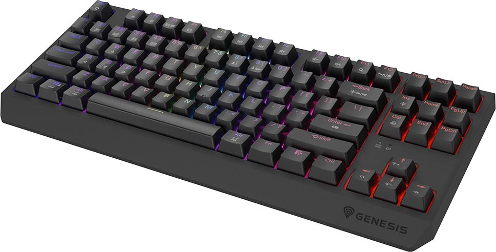 Genesis Thor 230 Tkl Rgb Outemu Silent Lemon Switch Gaming-tastatur Mit Mechanischen Tasten One Size NKG-2108