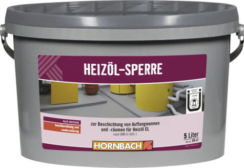 HORNBACH Heizölsperre rotbraun 5 l