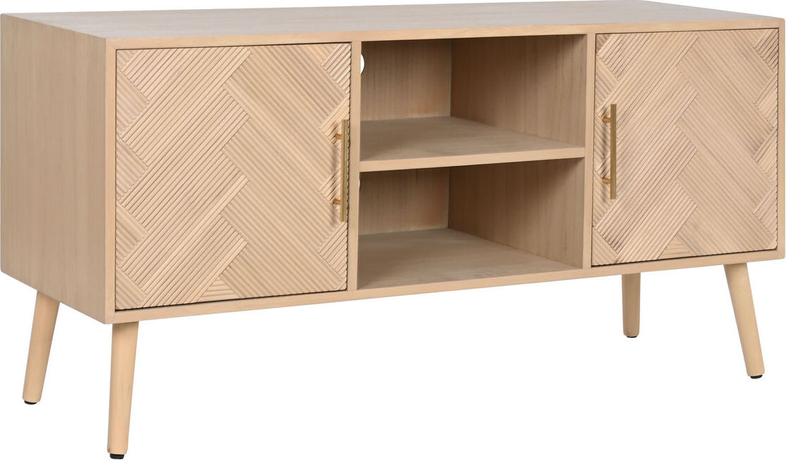 TV-Möbel Home ESPRIT natürlich Paulonia-Holz Holz MDF 120 x 40 x 60 cm METI_MB212894