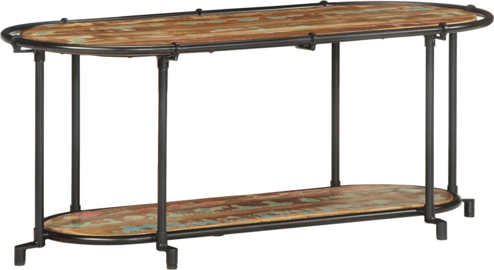vidaXL TV-Regal 100x42x40 cm Altholz Massiv 4013490