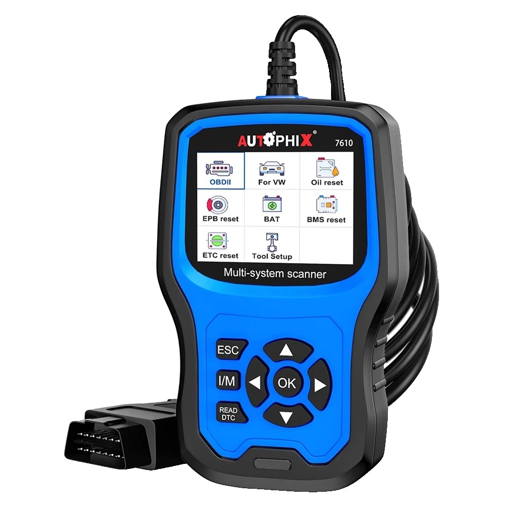 Diagnostické nástroje pre automobily, ABS SRS Reset oleja, TPMS Reset, modrá
