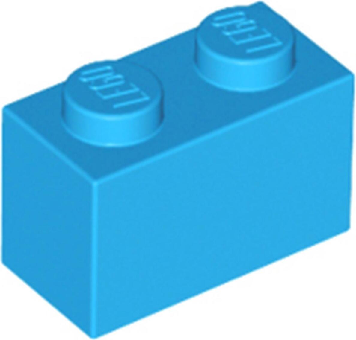 1 kus LEGO, diel c. 3004 v Dark Azure