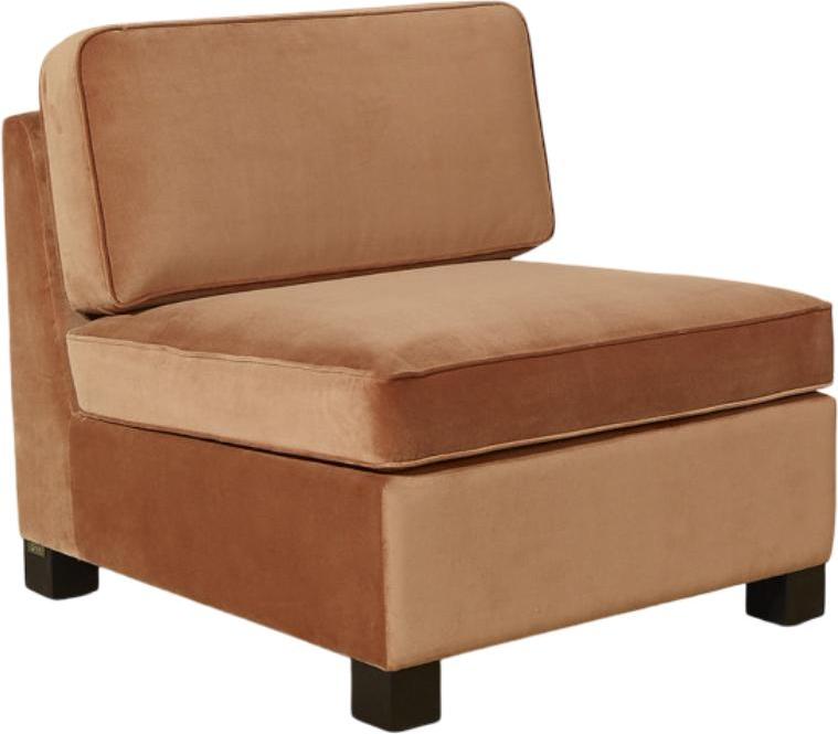 Robin des bois Samtbank im zeitgenössischen Stil, 1-Sitzer