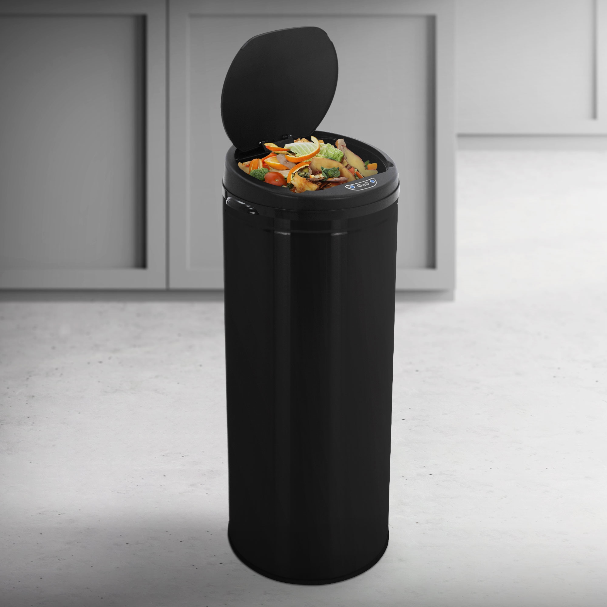 SVITA Sensor-Mülleimer 30L Stahl Mülleimer mit Sensor Elektrischer  Abfalleimer Küche Automatik Mülleimer mit Sensor Grau : : Küche,  Haushalt & Wohnen