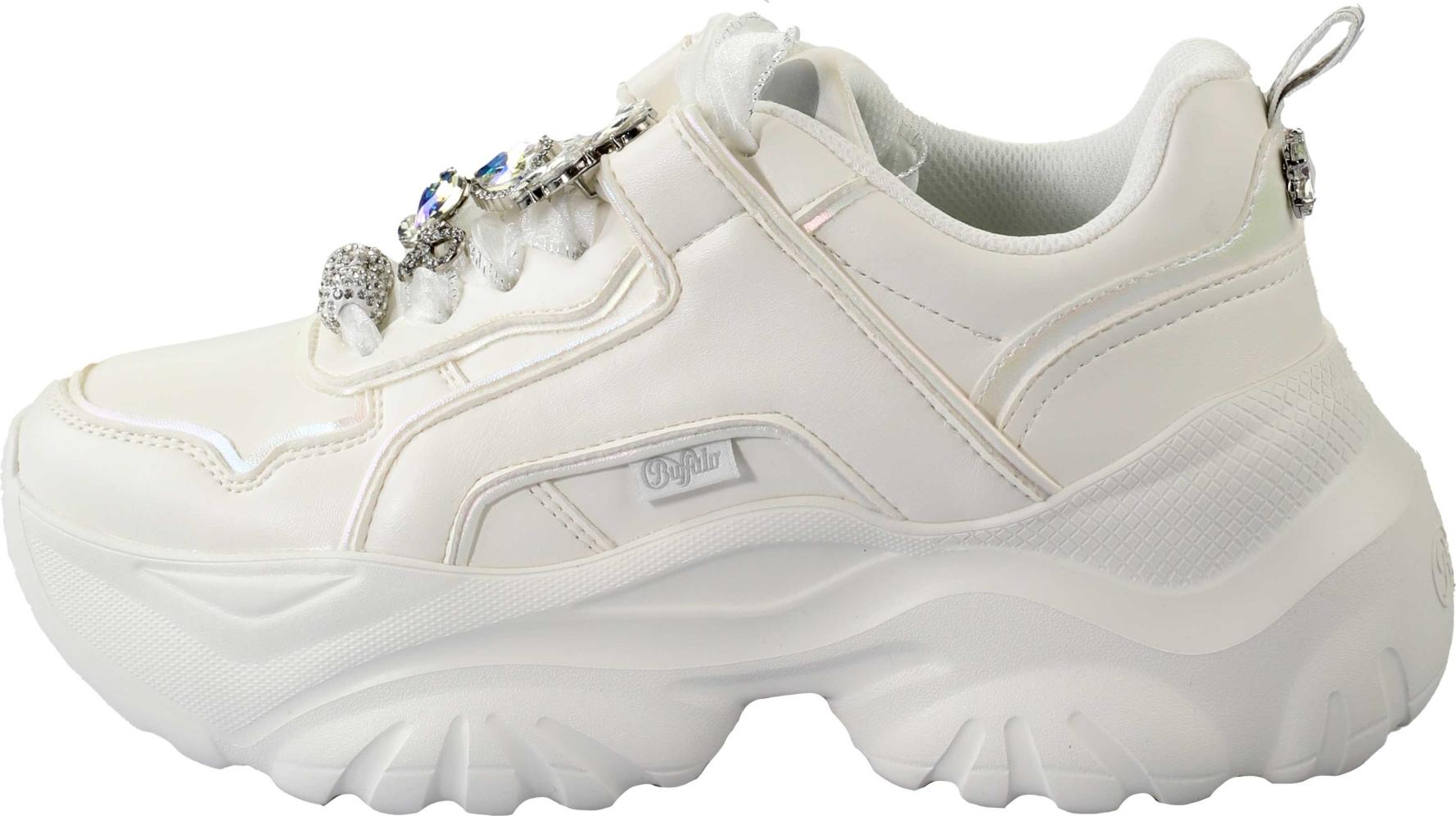 Buffalo Bliss One Sneaker - Weiss Polyurethan(Polyurethan) : 40 : Normal Größe: 40 Weite: Normal Buffalo Bliss One Sneaker - Weiss PU (Polyurethan)