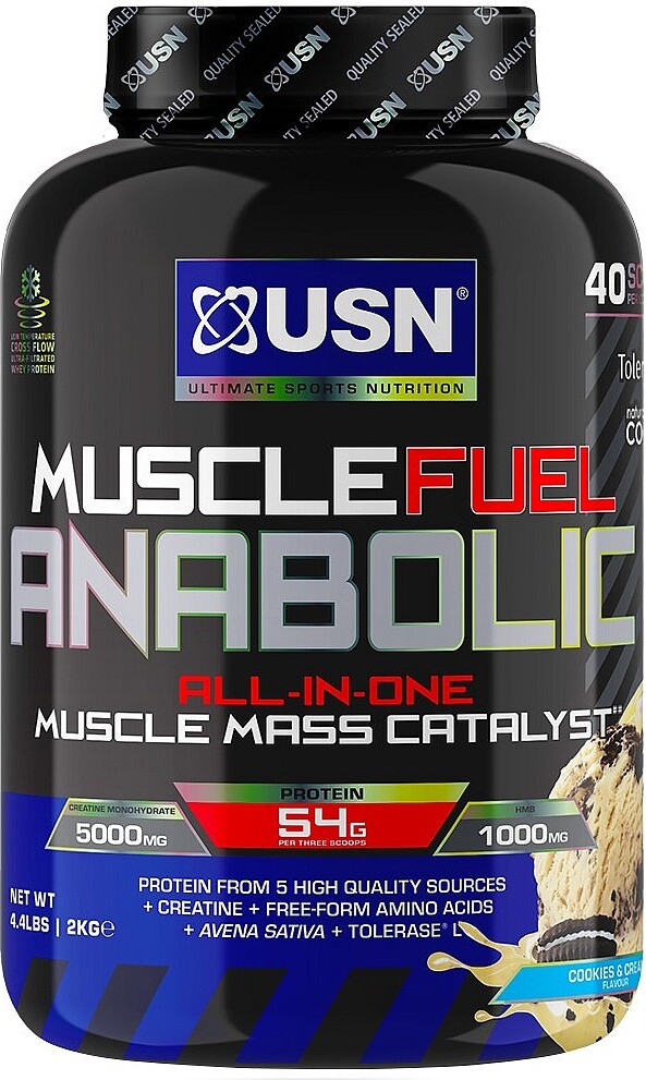 USN Muscle Fuel Anabolic – 2000g-Dose Cookies & Cream MMUS035