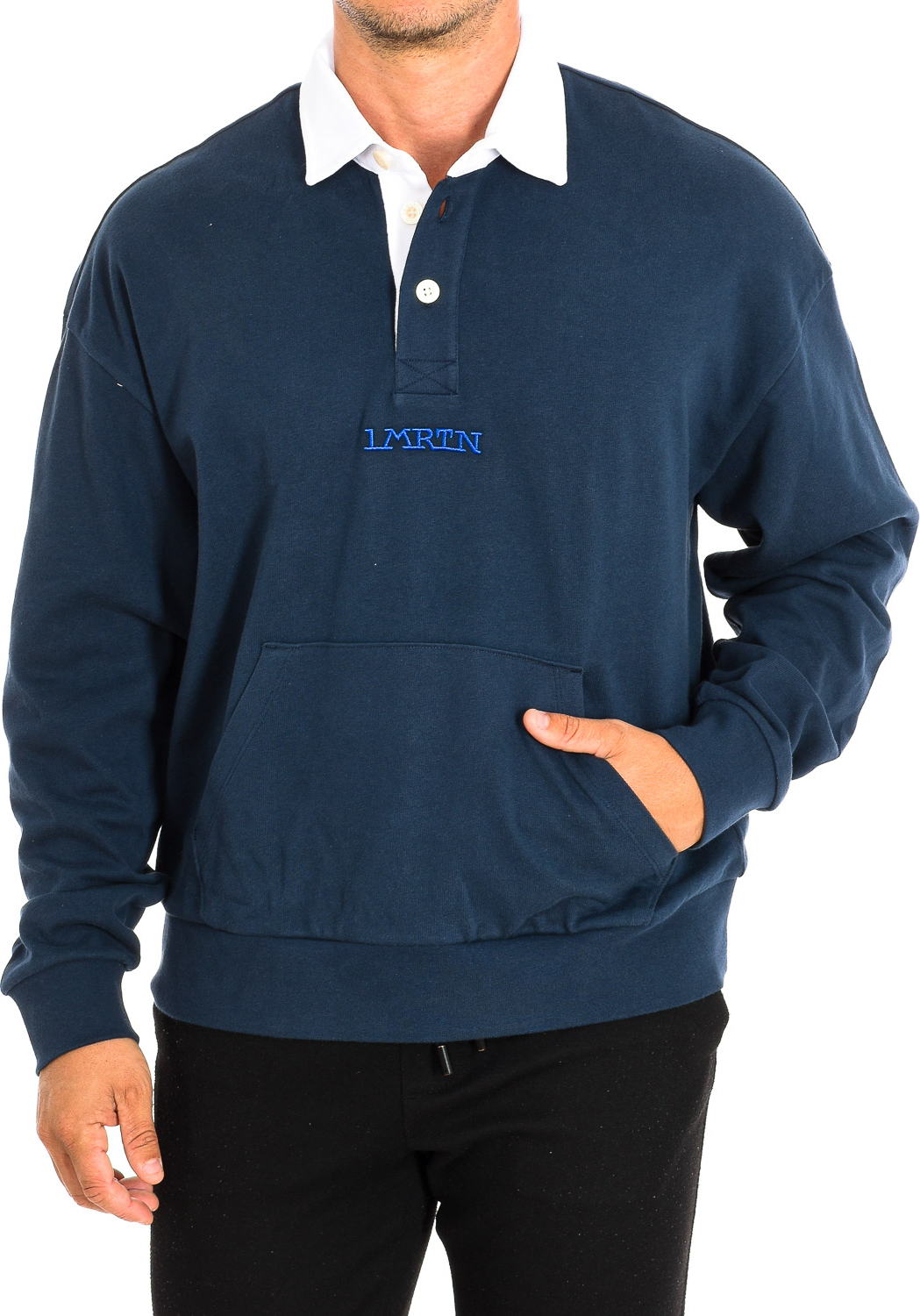 La Martina Herren-Langarmpolo TMF002-JS305