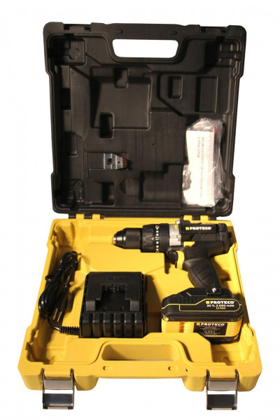 Proteco 51.10-AV-20-02 Akumulátorová príklepová vŕtačka 2-13mm 20V, 1 batéria