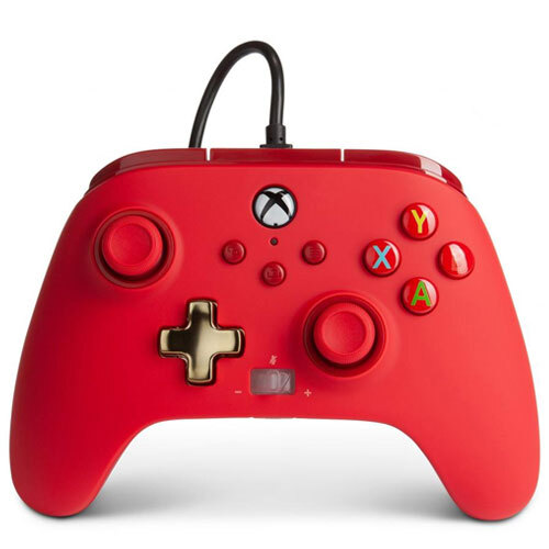 PowerA Enhanced Wired Red USB Gamepad analógový / digitálny Xbox One, Xbox Series S, Xbox Series X