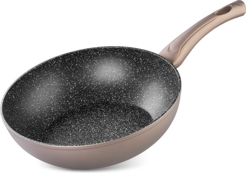 Wok Pfanne MagicHome Coffee Brown Line, 28 cm
