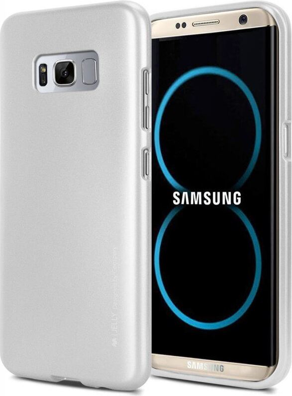 Mercury I-Jelly - puzdro pre Samsung Galaxy S8+ (strieborné)
