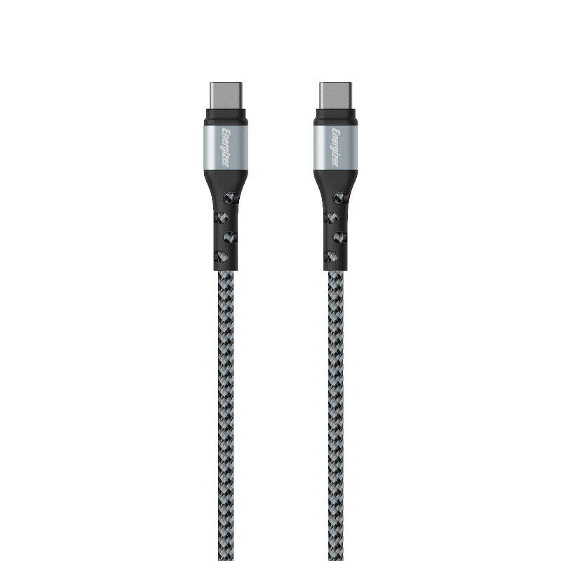 Energizer Ultimate - Pripojovací kábel USB-C na USB-C 2 m (strieborný)