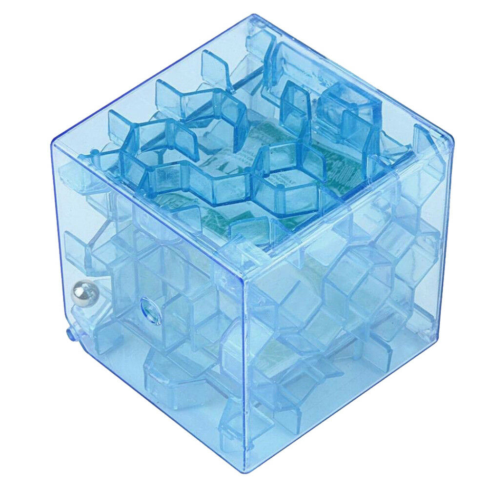 Kind 3D Würfel Puzzle Labyrinth Spielzeug Sparschwein Hand Spiel Box SpaYRDEBLY 