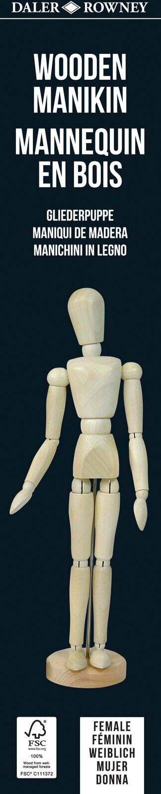 Daler Rowney Modell Frau 30 cm 806060004