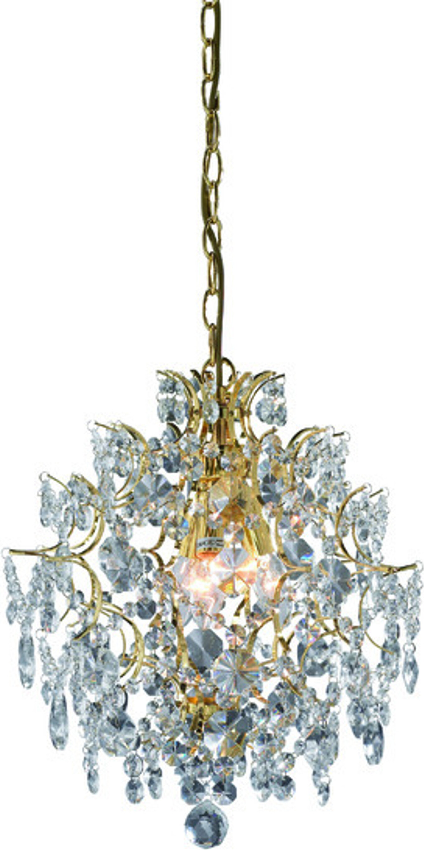 Markslöjd Kristallleuchter ROSENDAL Golden 3 Glühbirnen MA-100524