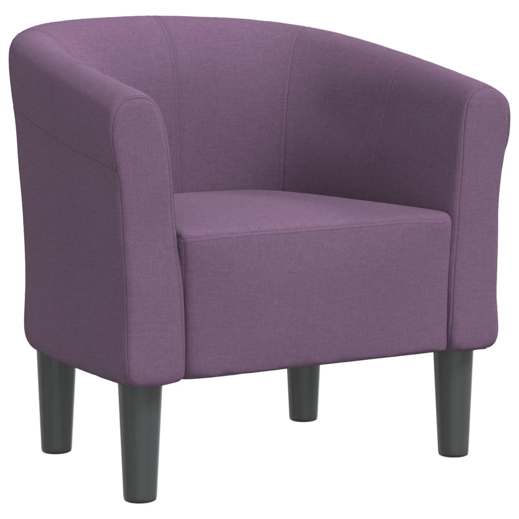 vidaXL Clubsessel Lila Stoff 356433