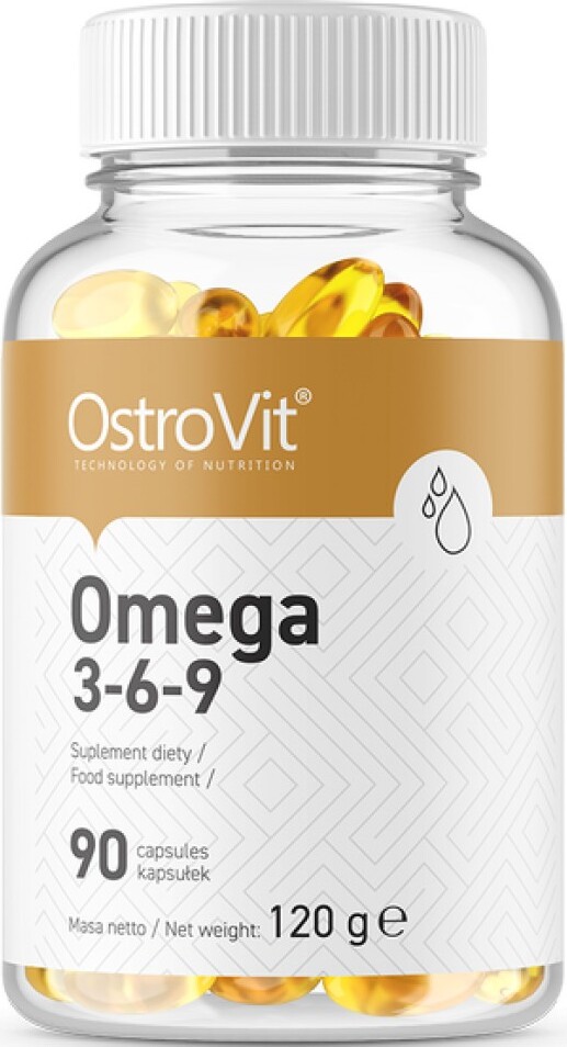 OstroVit, Omega 3-6-9, 90 Kapseln - Langfristig! BI9039