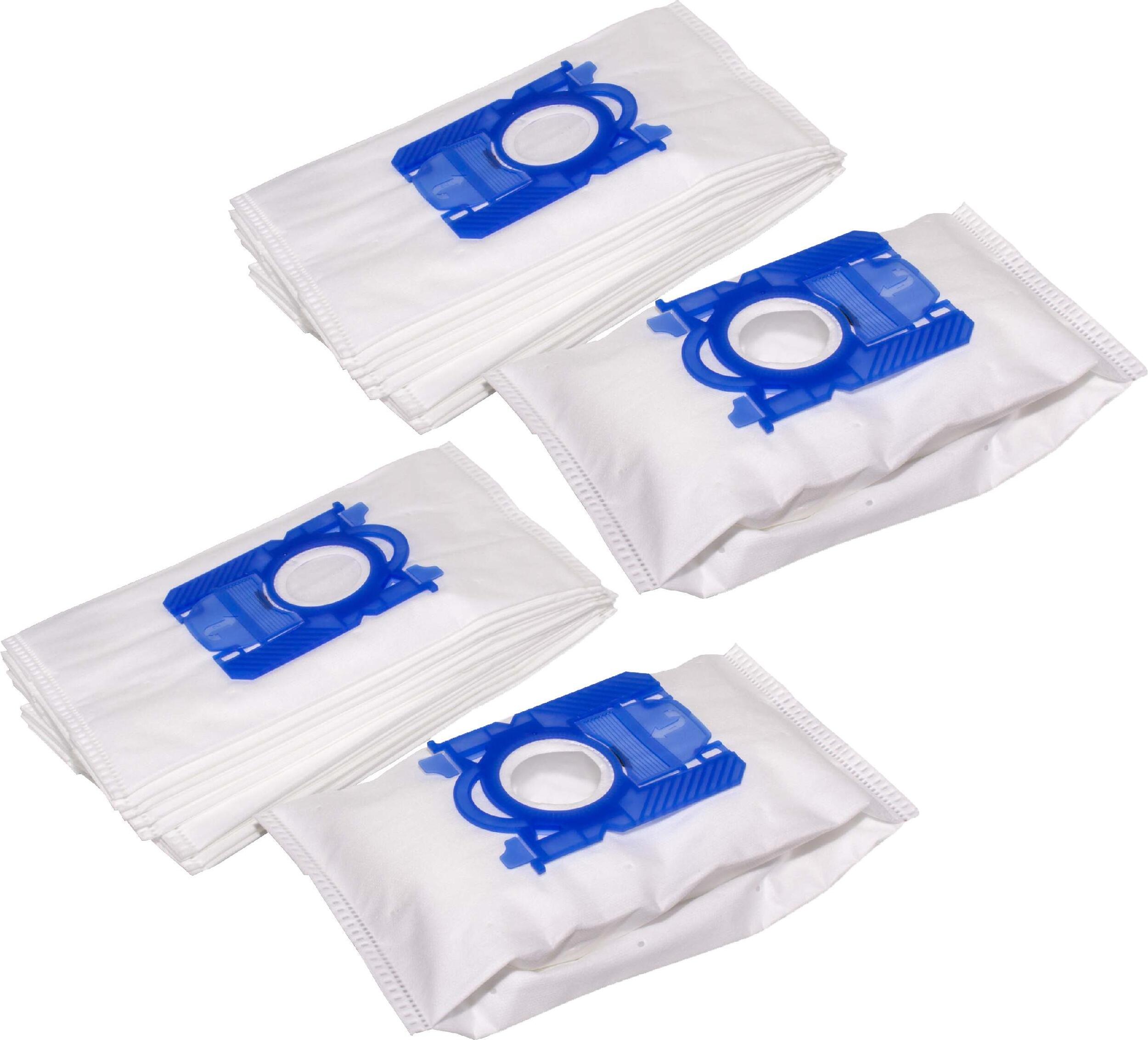 vhbw 20x Staubbeutel kompatibel mit Philips Control Serie Spezialist, Control Specialist, Expression Staubsauger - 30cm x 18cm Blau Weiß