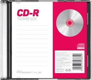 CD-R Freestyle 700MB 52x slim 1ks.