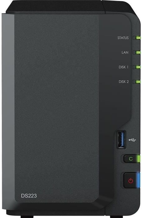 NAS Server Synology DS223, 2-Bay, Datenzentralisierung, Intuitive Organisation, Sichere Freigabe SYN4711174724772