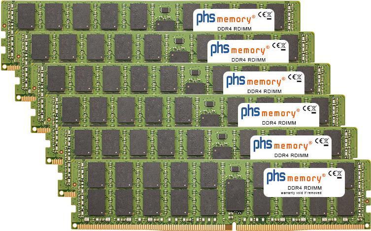 PHS-memory 768GB (6x128GB) sada pamäte RAM kompatibilná s Apple MacPro 16-Core 3,2GHz (2019) DDR4 RDIMM 3DS 2933MHz PC4-23400-R (SP468832)