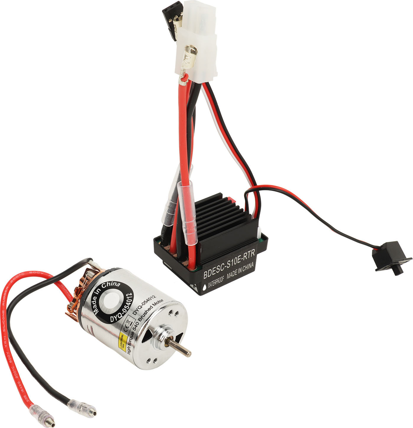 Cocosity 540 Brushed Motor 320A Brushed ESC,RC Brushed Motor ESC Set,RC Brushed Motor ESC,Brushed Motor ESC Combo Set,Brushed Motor ESC Kit,540 Brushed Motor 320A ESC Set