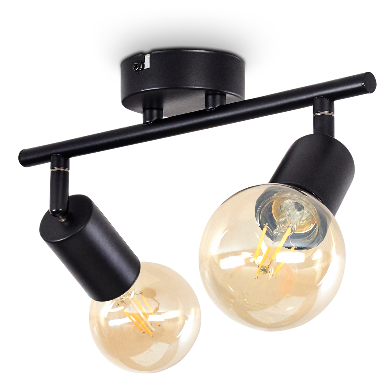 hofstein Agnino »Agnino« Deckenlampe aus Metall in Schwarz H3497883