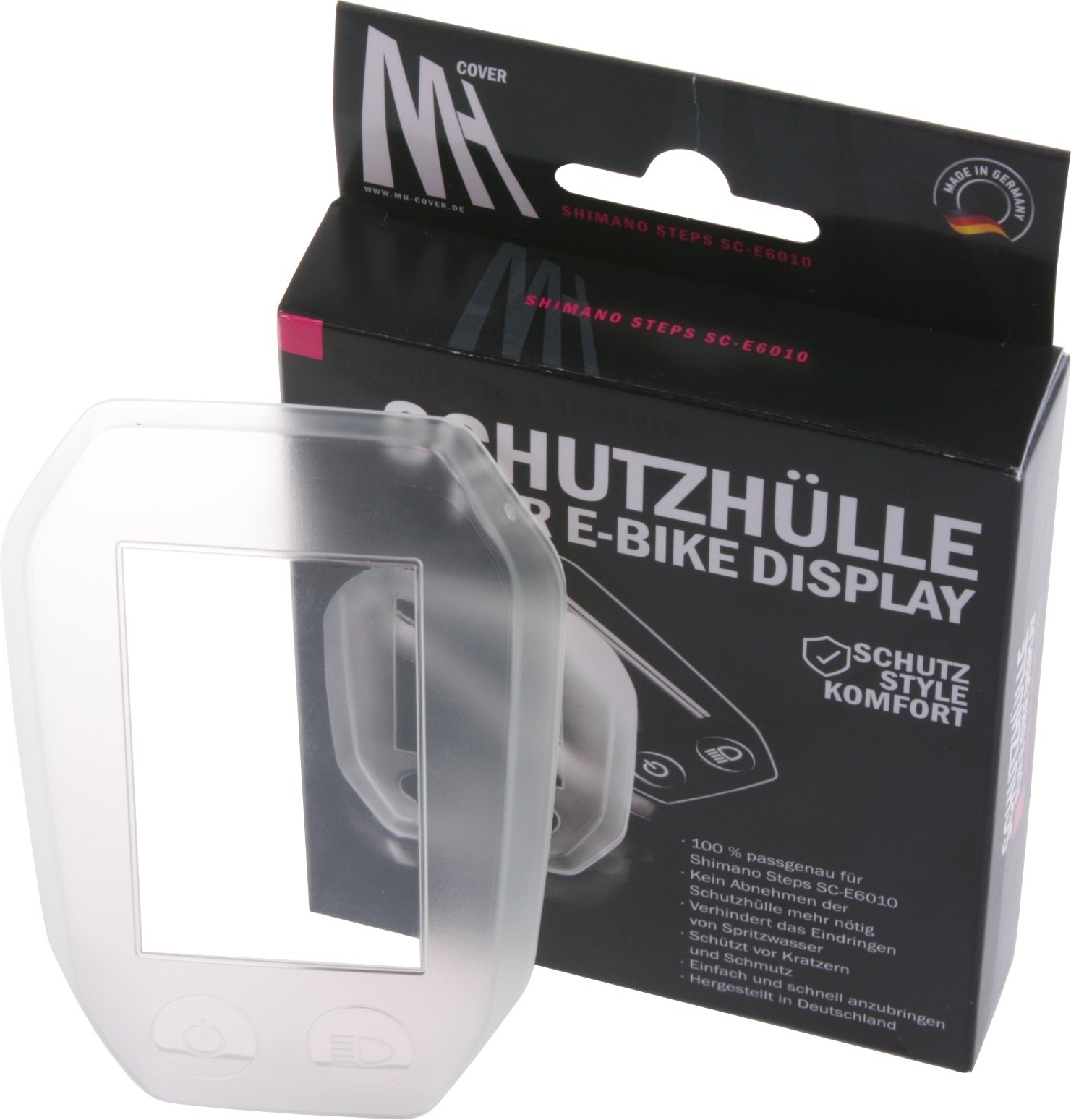 MH COVER Display Cover für Shimano Steps SC-E6010 transparent Displ.Cover Shimano STEPS