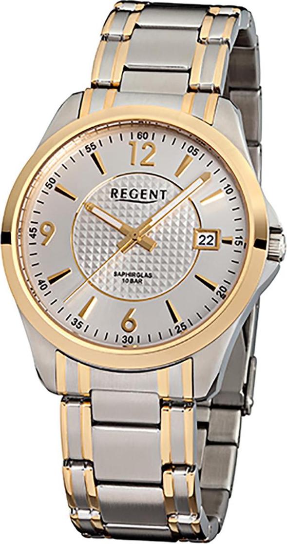 Regent Herren Armbanduhr 1764.41.91 Edelstahl F-920