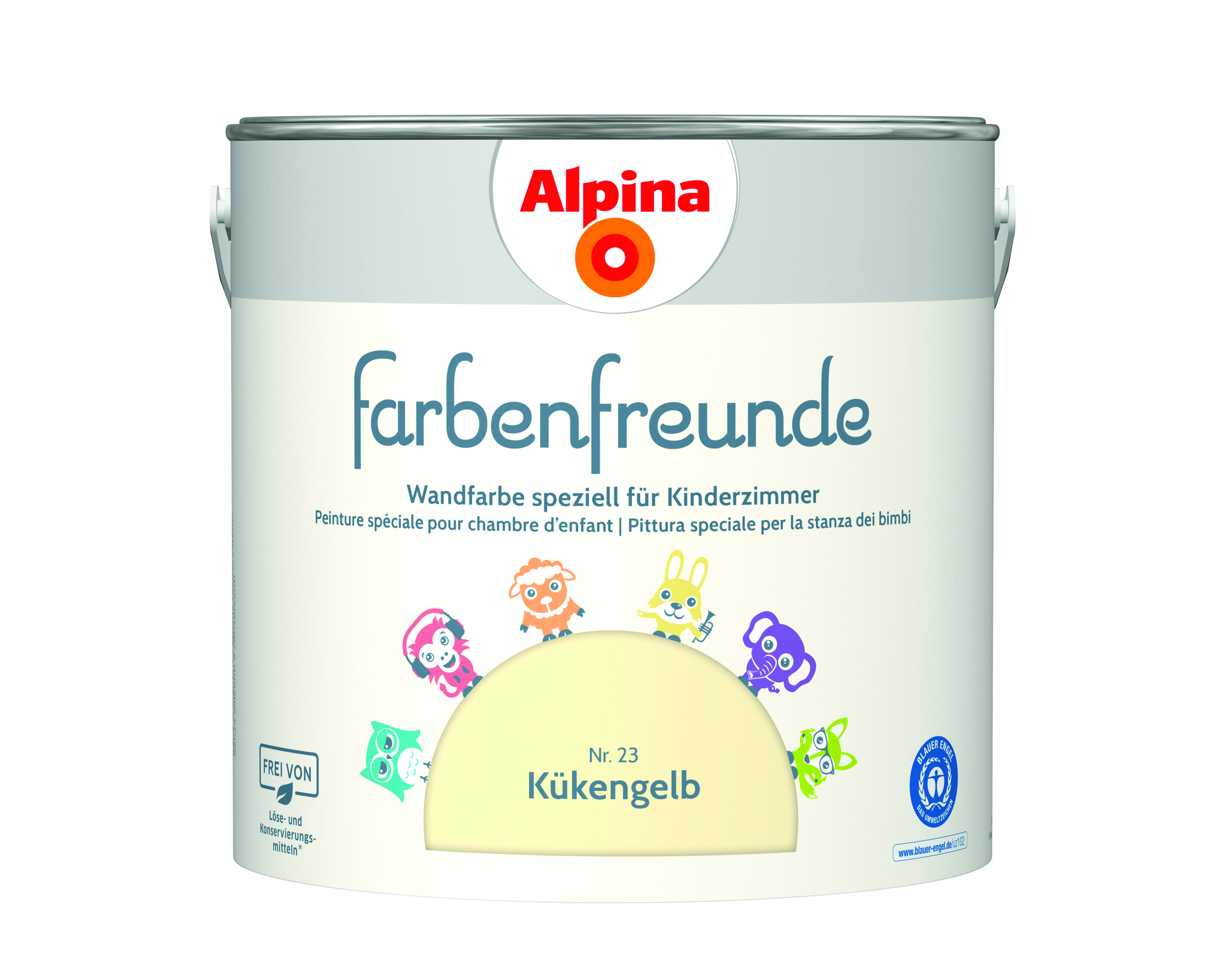 Alpina Farbenfreunde Nr. 23 Kükengelb 2,5 Liter matt 914044