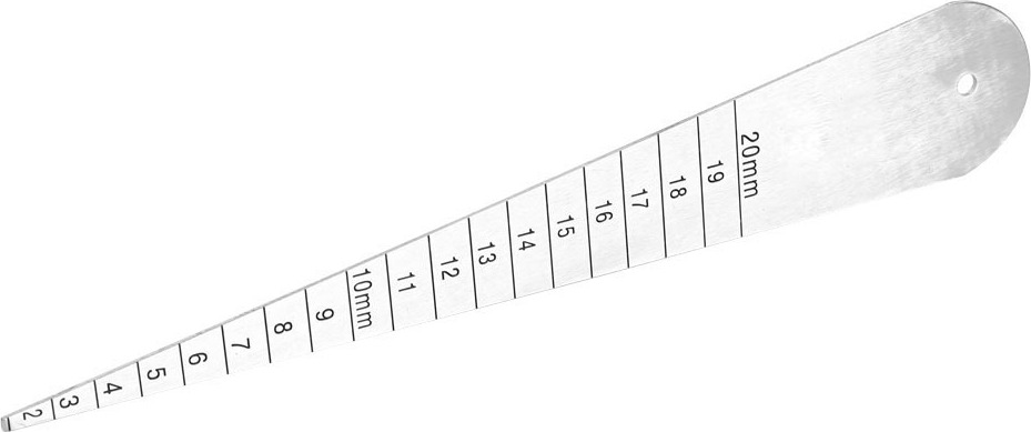 Cocosity Fühlerlineal, Fühlerlehre, Edelstahl Fühlerlehre, Fühler-Messwerkzeug, Spaltlehre