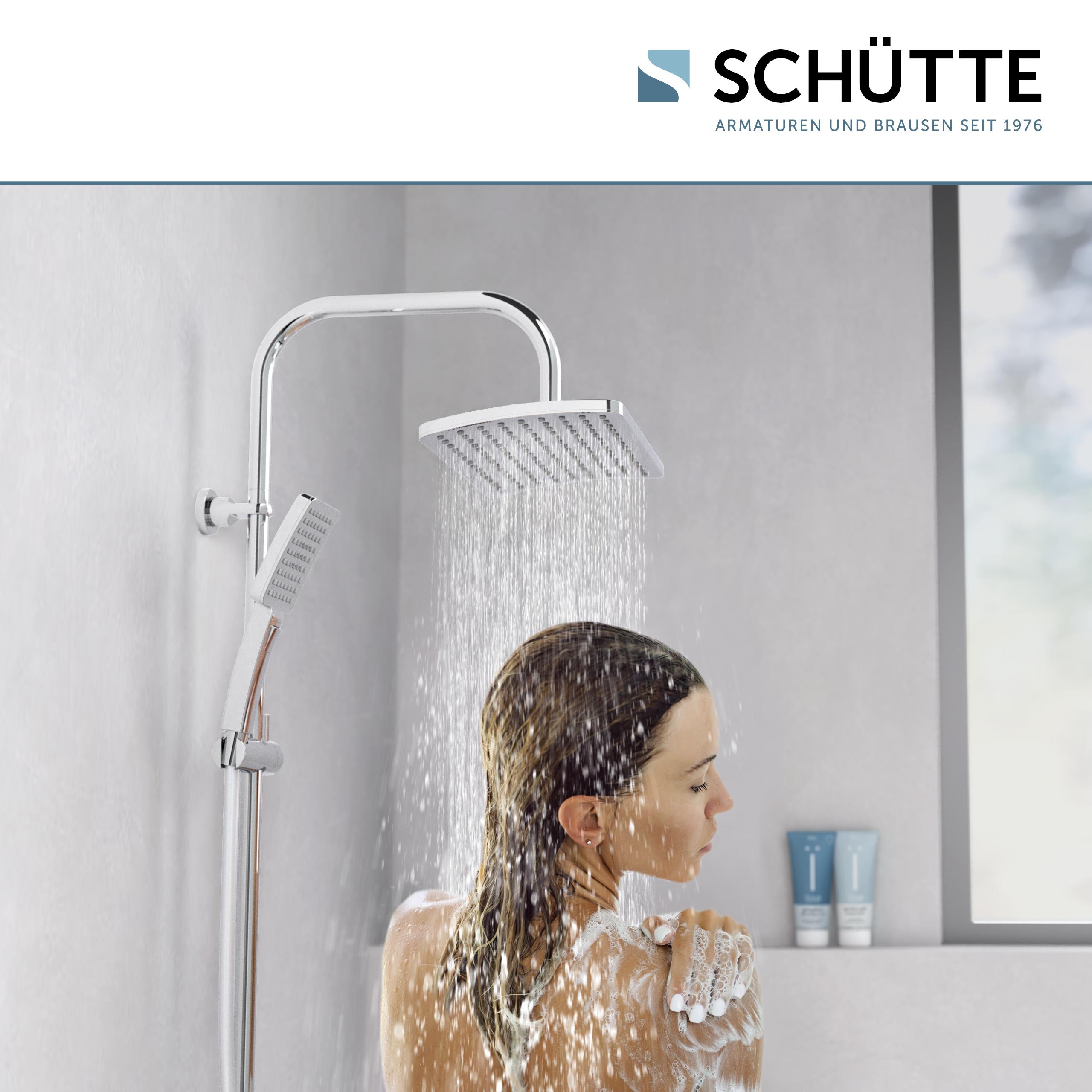 Dusche Duschsystem Armatur, Regendusche Chrom Duschbrause, in ohne SCHÜTTE MALLORCA,