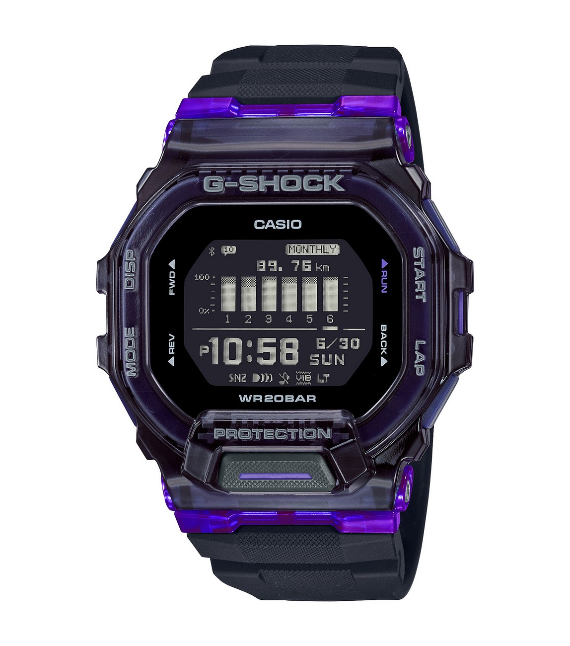 Casio - Náramkové hodinky - Uni - Quartz - G-SHOCK - GBD-200SM-1A6ER