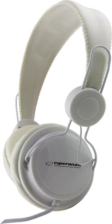 Esperanza Stereo Audio slúchadlá Sensation White