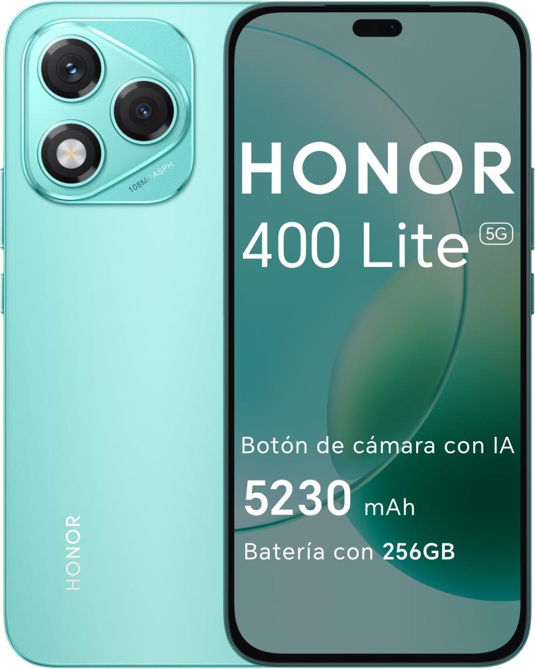 Honor 400 Lite 5G Smartphone 256GB 8GB RAM Display AMOLED 6,7" Marrs Grün 5109BRVA