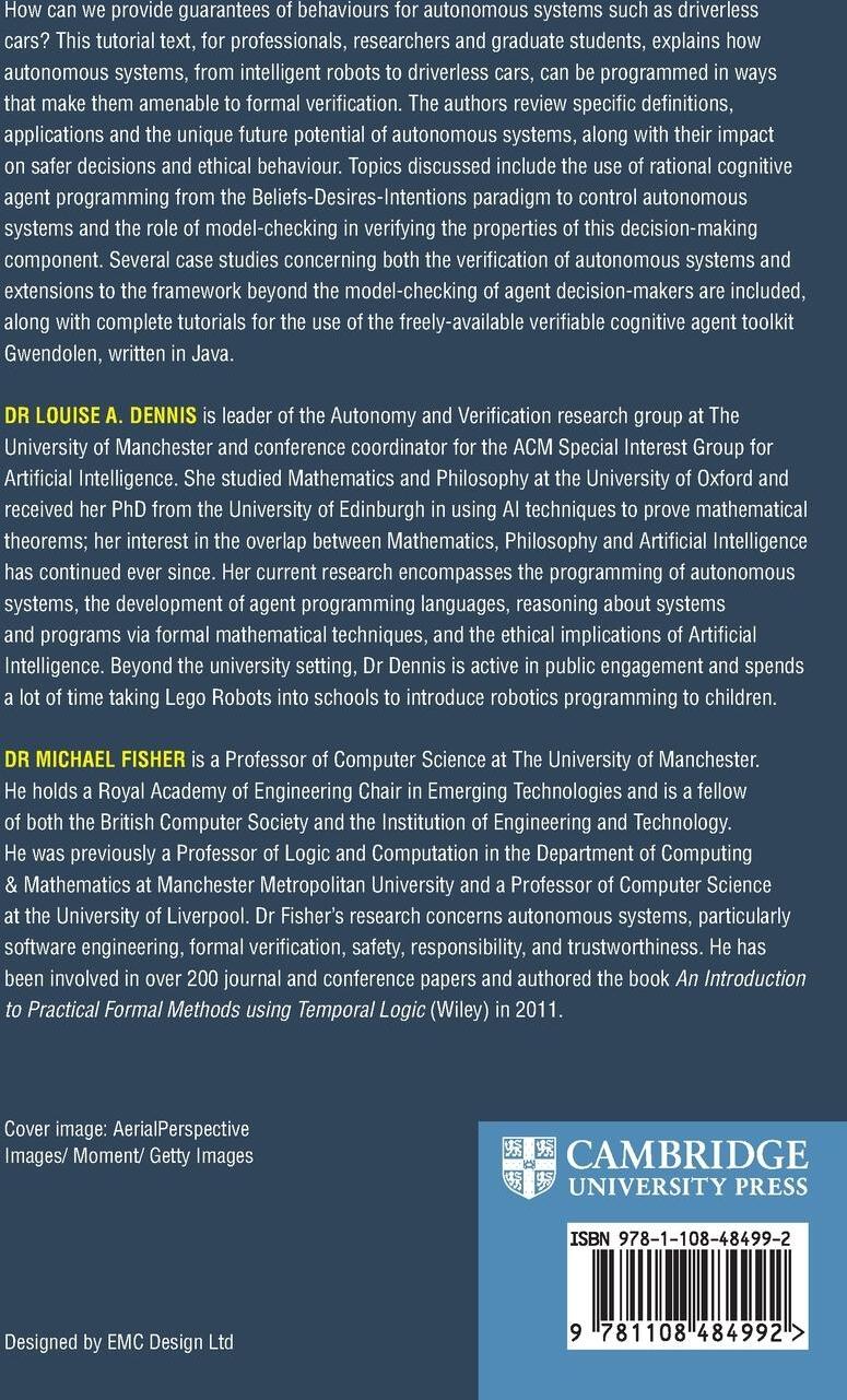 Sonstige Verlage Verifiable Autonomous Systems