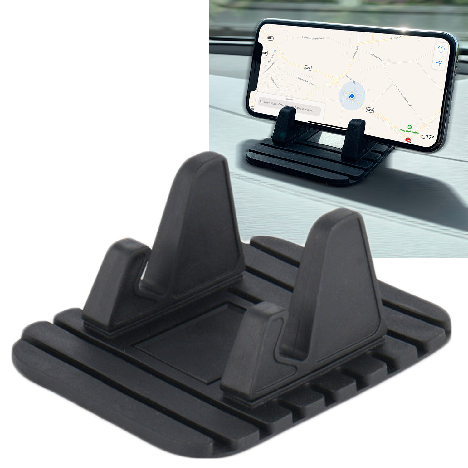 KFZ Antirutschmatte 360° Auto Handy Halterung Armaturenbrett Smartphone  Halter !