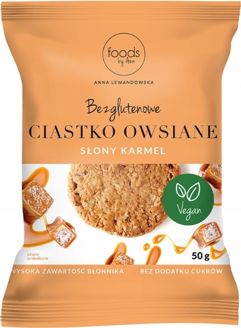 LEVANN Foods By Ann Glutenfreies Haferkeks Salzkaramell, 50 g