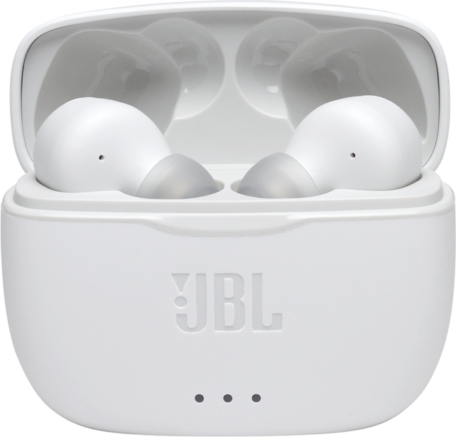 Bezdrôtové Slúchadlá Do Uší Jbl Tune215 Tws Pure Bass White Microphone