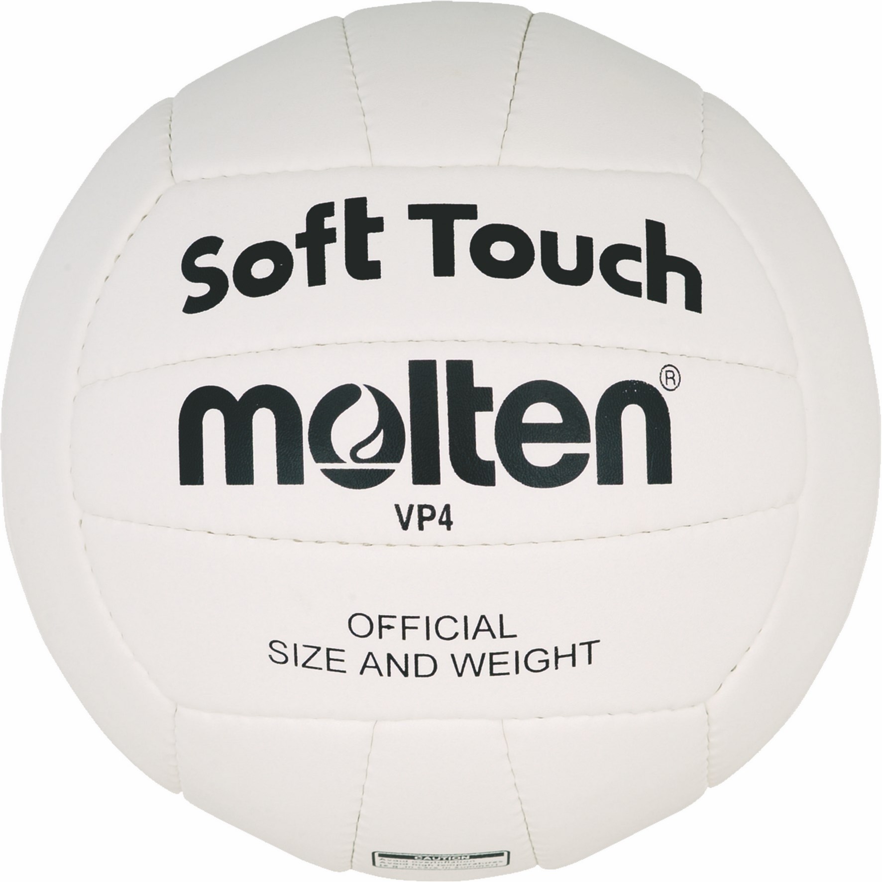 Molten Volleyball VP4 Trainingsball weiß schwarz Größe 4