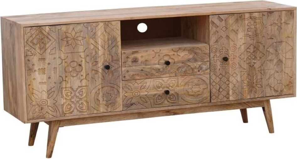 TV-Möbel DKD Home Decor Bunt natürlich Mango-Holz 155 x 40 x 70 cm METI_MB201699