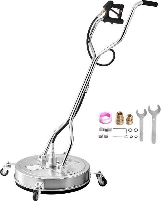 558mm Hochdruckreiniger Flächenreiniger - Terrassenreiniger mit 4 Rädern - Druck von 310bar